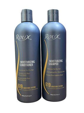 ROUX 619 Moisturizing Shampoo & Conditioner SET For Dry Hair ~ 15.2 fl. oz, New